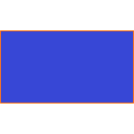 A rectangle has four sides and four corners. Two sides are long, and two sides are short.
