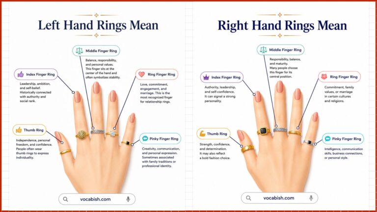 Ring Meaning on Left and Right Hands