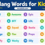 Slang Words for Kids with Meanings