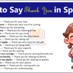 Thank You in Spanish with 90 Examples and English Translations PDF