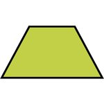 A trapezoid is a quadrilateral with at least one pair of parallel sides.