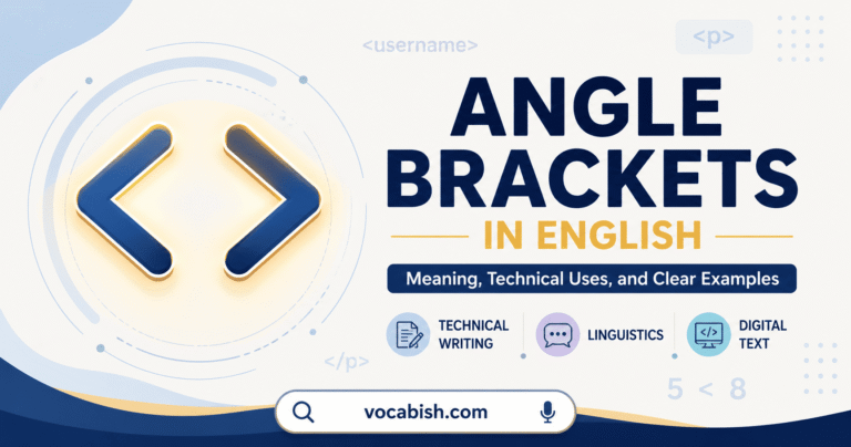 Angle Brackets Rules and Examples