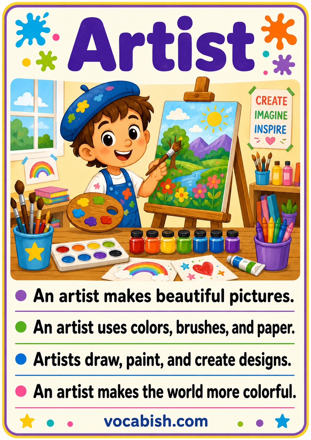 Artist Occupation for Kids
