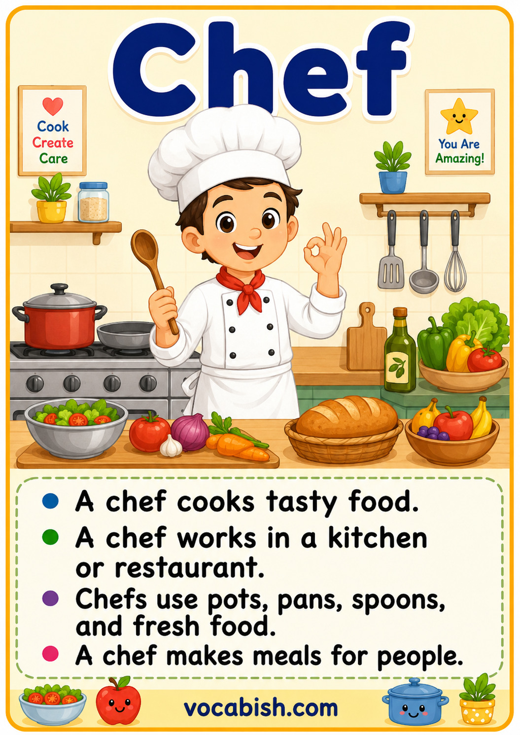 Chef Occupation for Kids