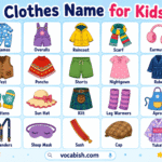Clothes for Kids with Names and Pictures