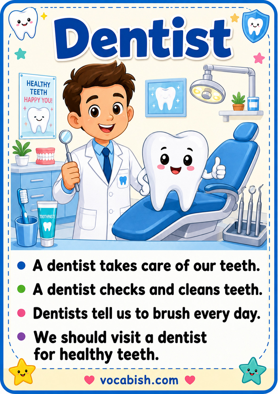 Dentist Occupation for Kids