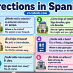 Directions in Spanish with Answers and English Translations