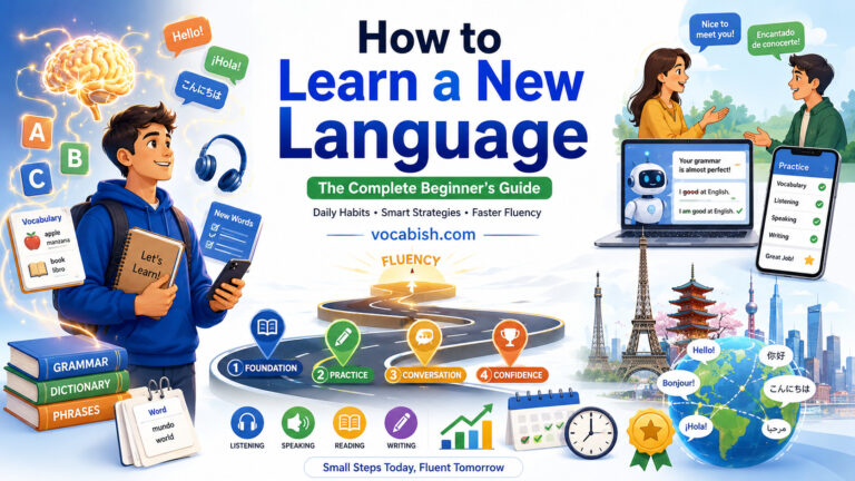 How to Learn a New Language