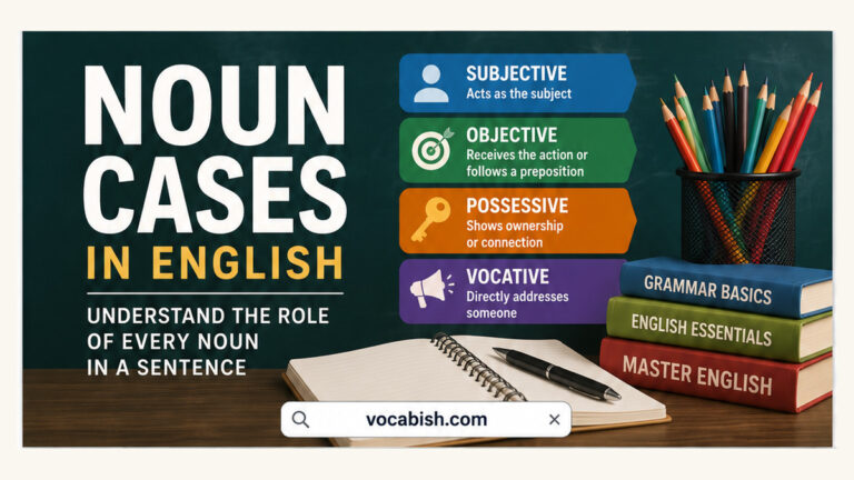 Noun Cases in English Grammar Explained with Rules and Examples