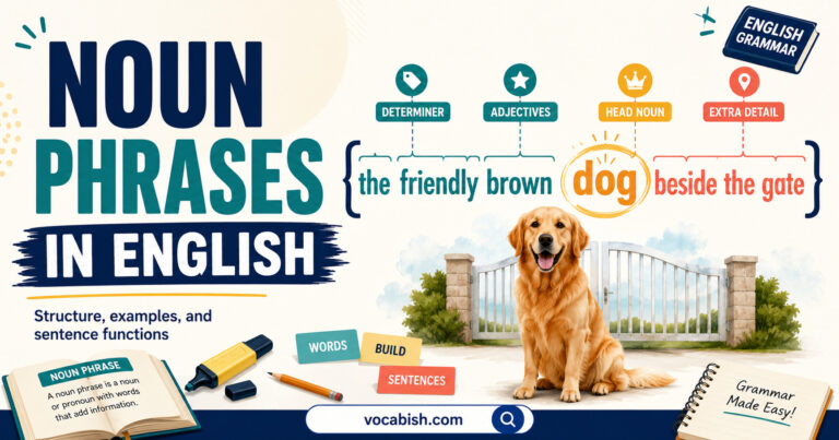 Noun Phrases Explained with Types, Uses, and Examples