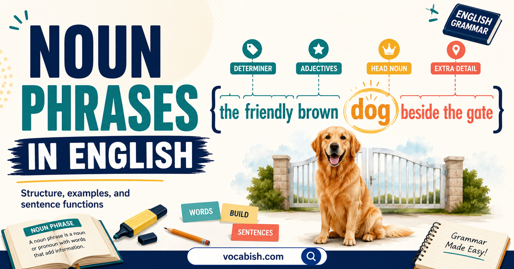 Noun Phrases Explained with Types, Uses, and Examples