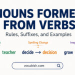 Nouns Formed From Verbs in English