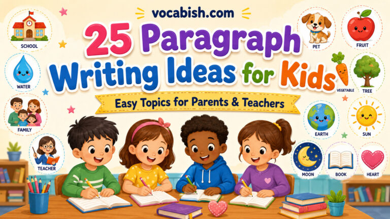 Paragraph Writing for Kids with PDF