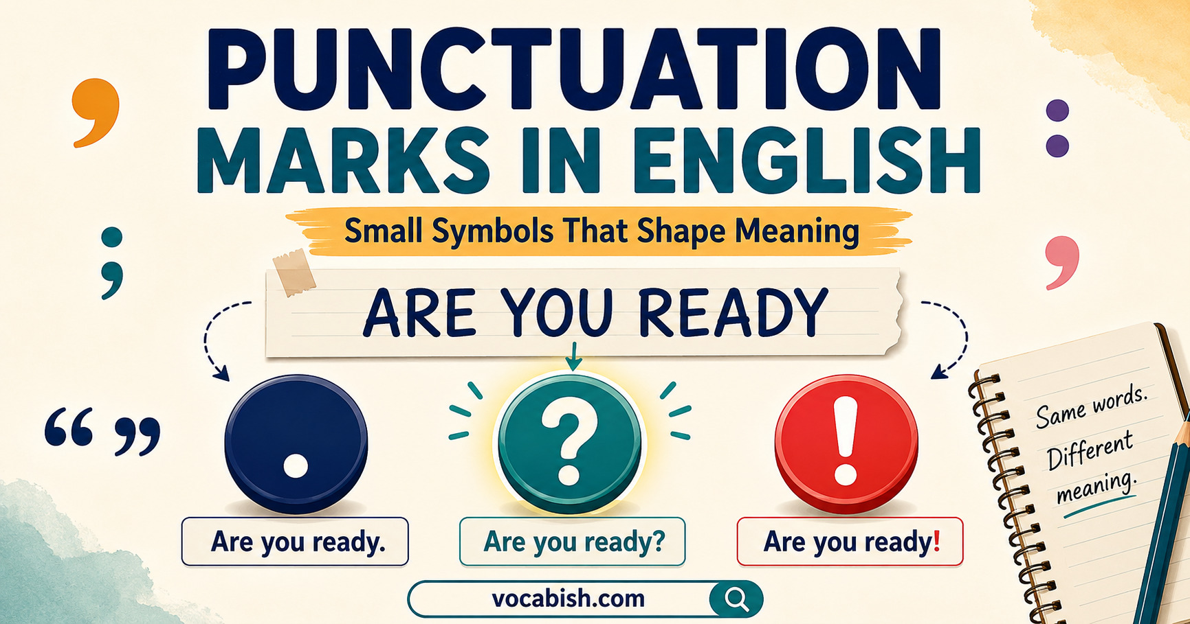 Punctuation Marks in English Writing