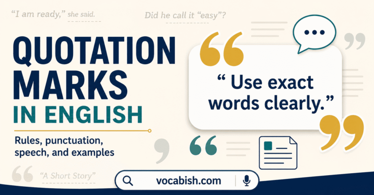 Quotation Marks Rules and Examples in English