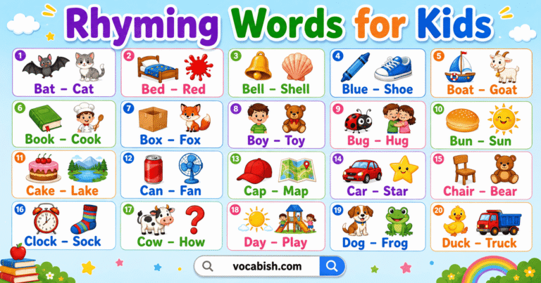 Rhyming for Kids in English
