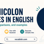 Semicolon in English with Examples