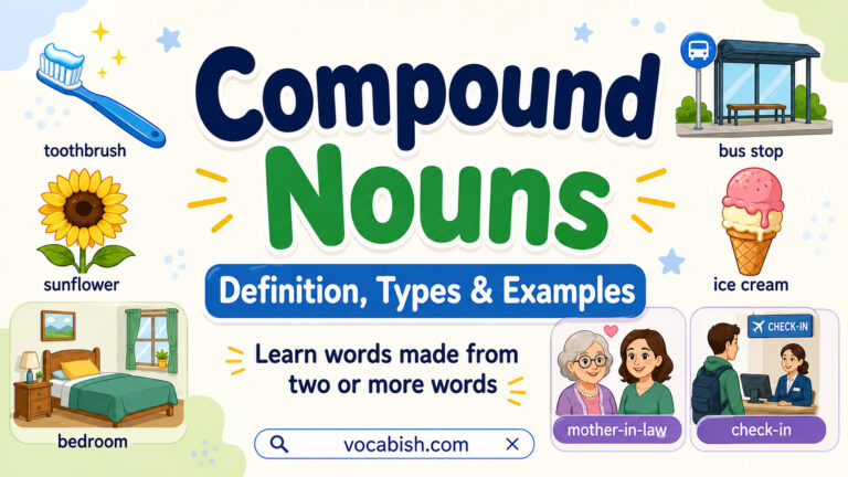Types of Compound Nouns with Examples