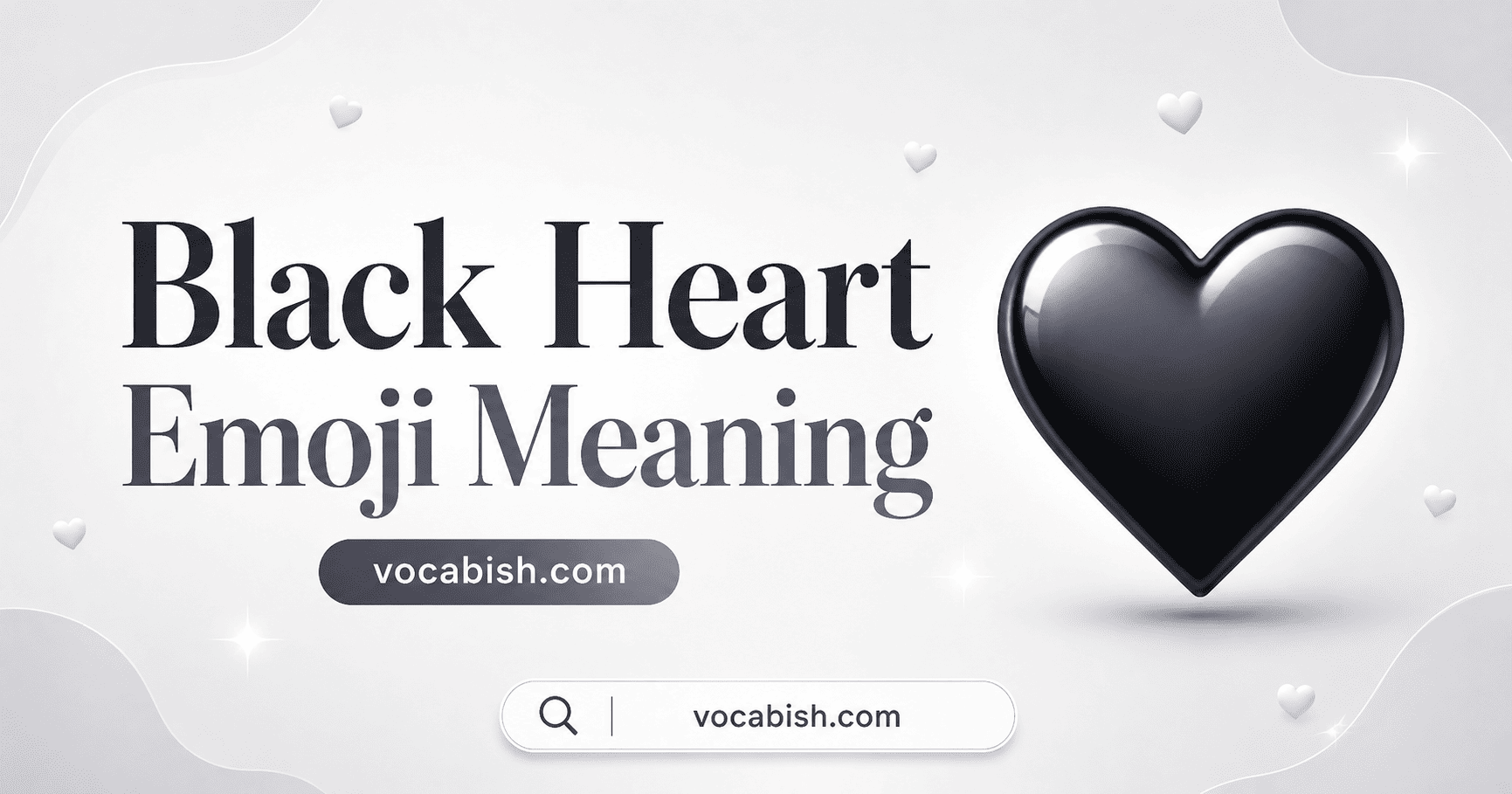 What Does Black Heart Emoji Mean