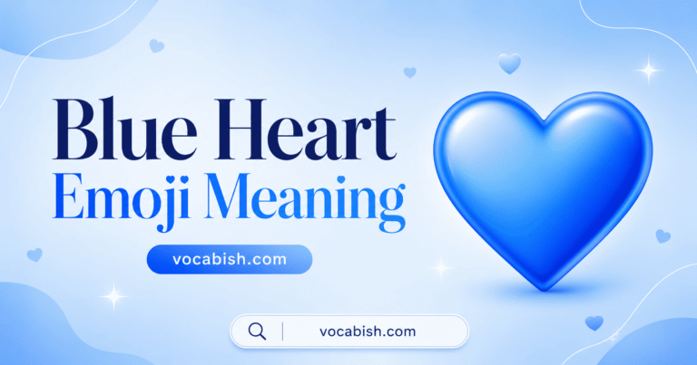 What Does Blue Heart Emoji Mean