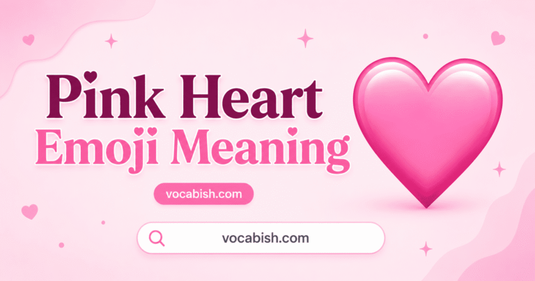What Does Pink Heart Emoji Mean