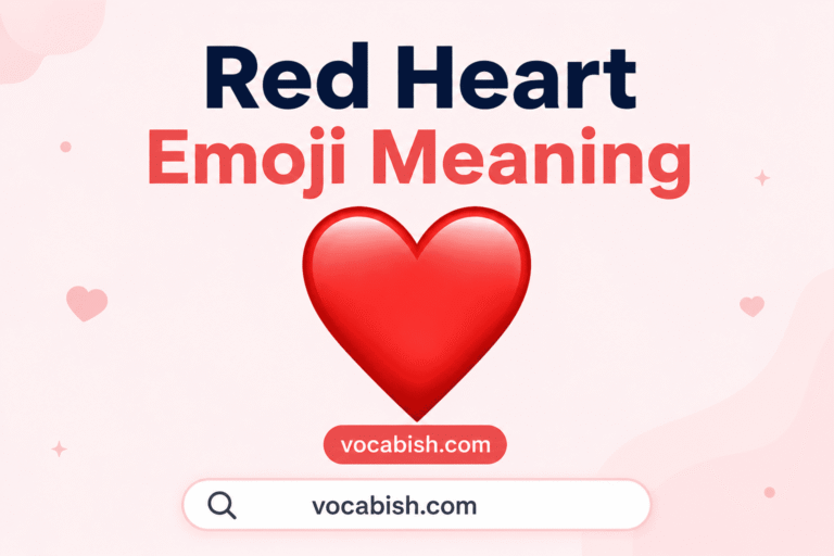 What Does Red Heart Emoji Mean