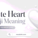 What Does White Heart Emoji Mean