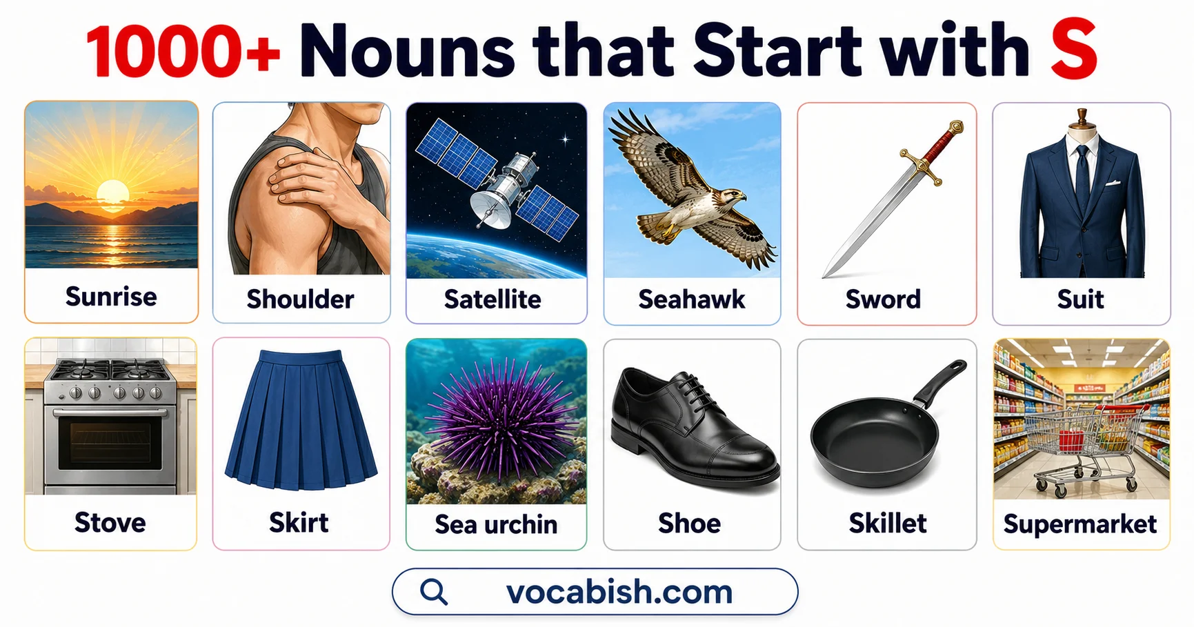 1000+ Nouns that Start with S along with Their Meanings and Examples in Sentences