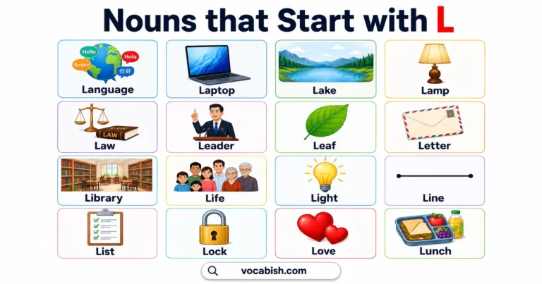 370+ Nouns that Start with L Provided with Meanings and Examples