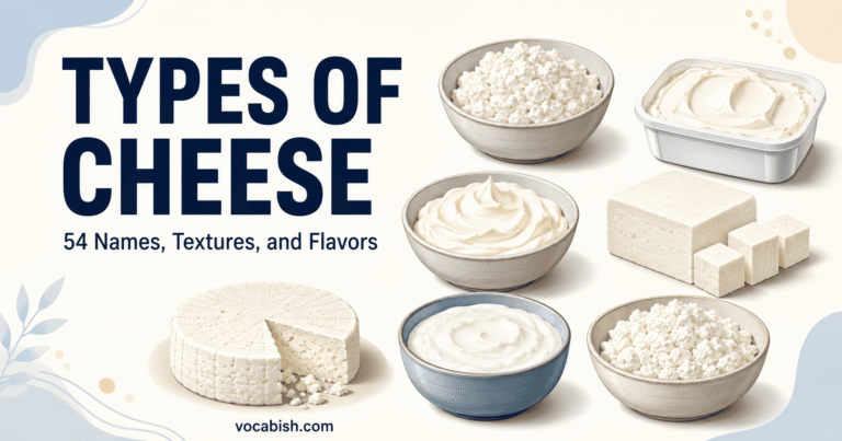 54 Types of Cheese Explained with Textures, Flavors, and Sizes