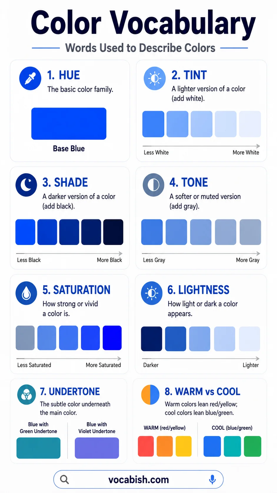 Color Vocabulary in English