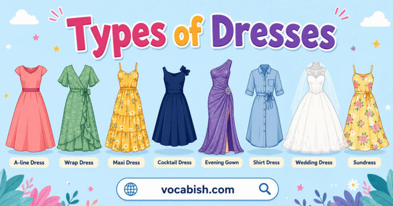 Dress Types and Names with Pictures