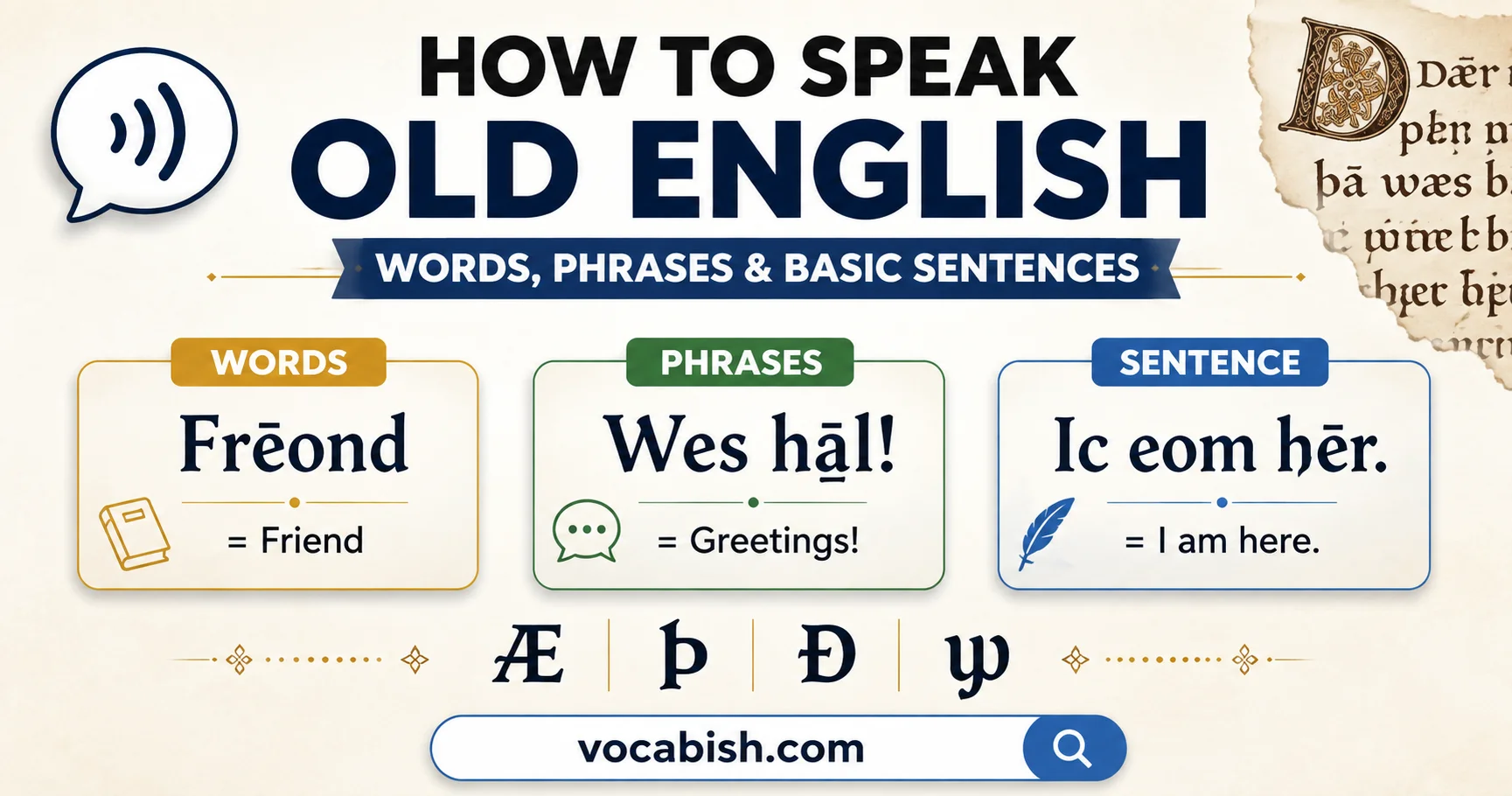 How to Speak Old English