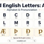 Old English Alphabet A to Z