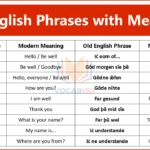 Old English Phrases