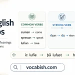 Old English Verbs with Uses and Meanings