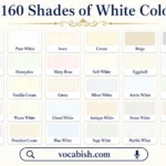 Shades and Names of White Colors