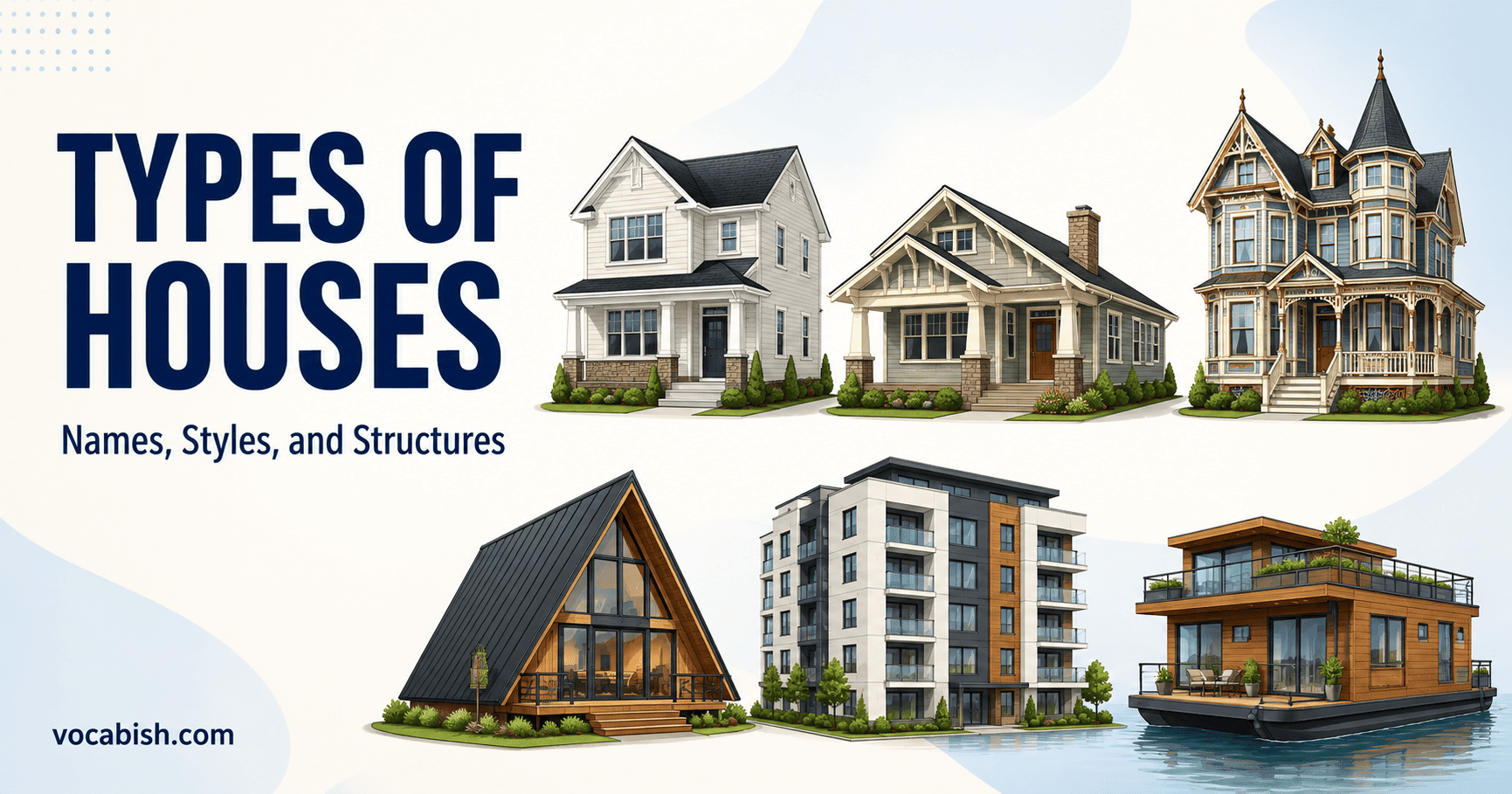 Types of Houses Explained with Meanings and Pictures