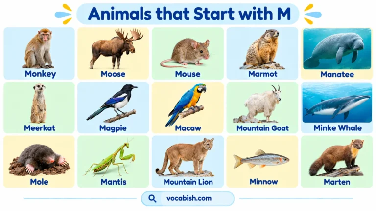 Animals That Start with M: 130+ Names, Facts, and Pictures