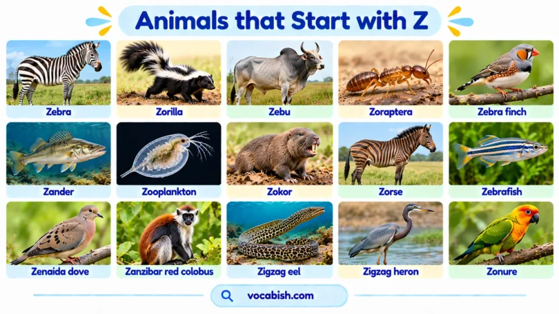 Animals That Start with Z: 100+ Animal Names and Types