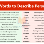 150+ Words to Describe Personality with Meanings and Examples in Sentences