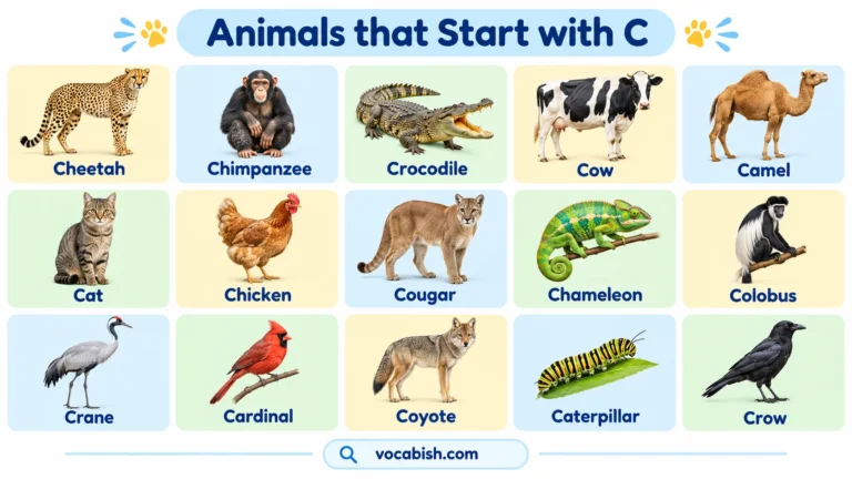 200+ Animals That Start With C