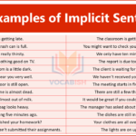 50+ Examples of Implicit Sentences