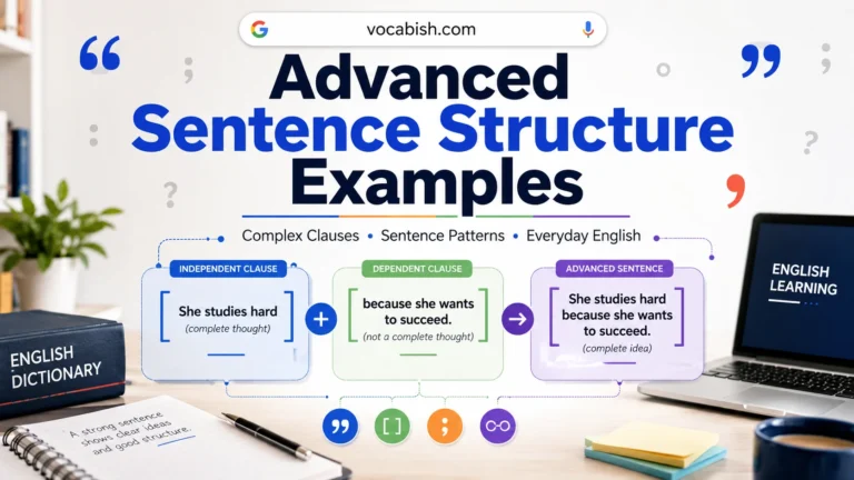 Advanced Sentence Structure Examples with Sentences