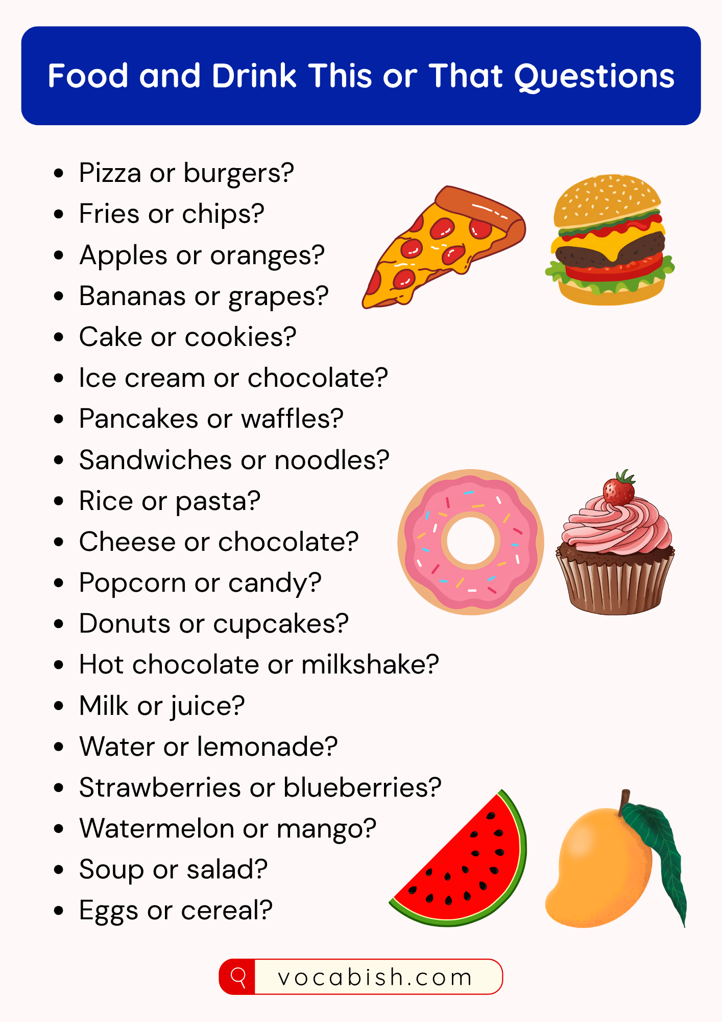 Food and Drink This or That Questions
