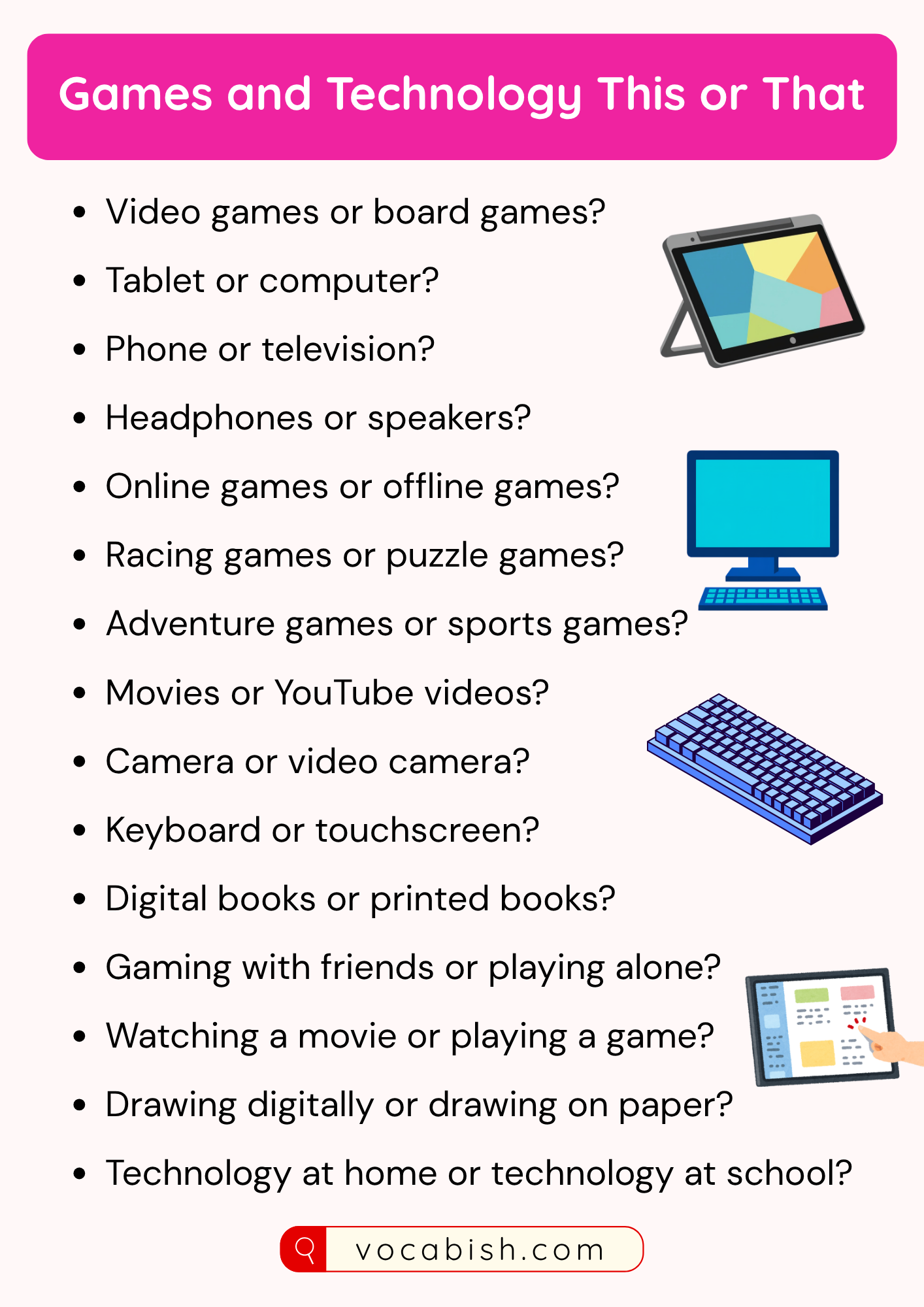 Games and Technology This or That Questions