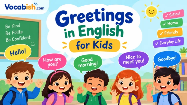 Greetings for Kids in English with Useful Answers