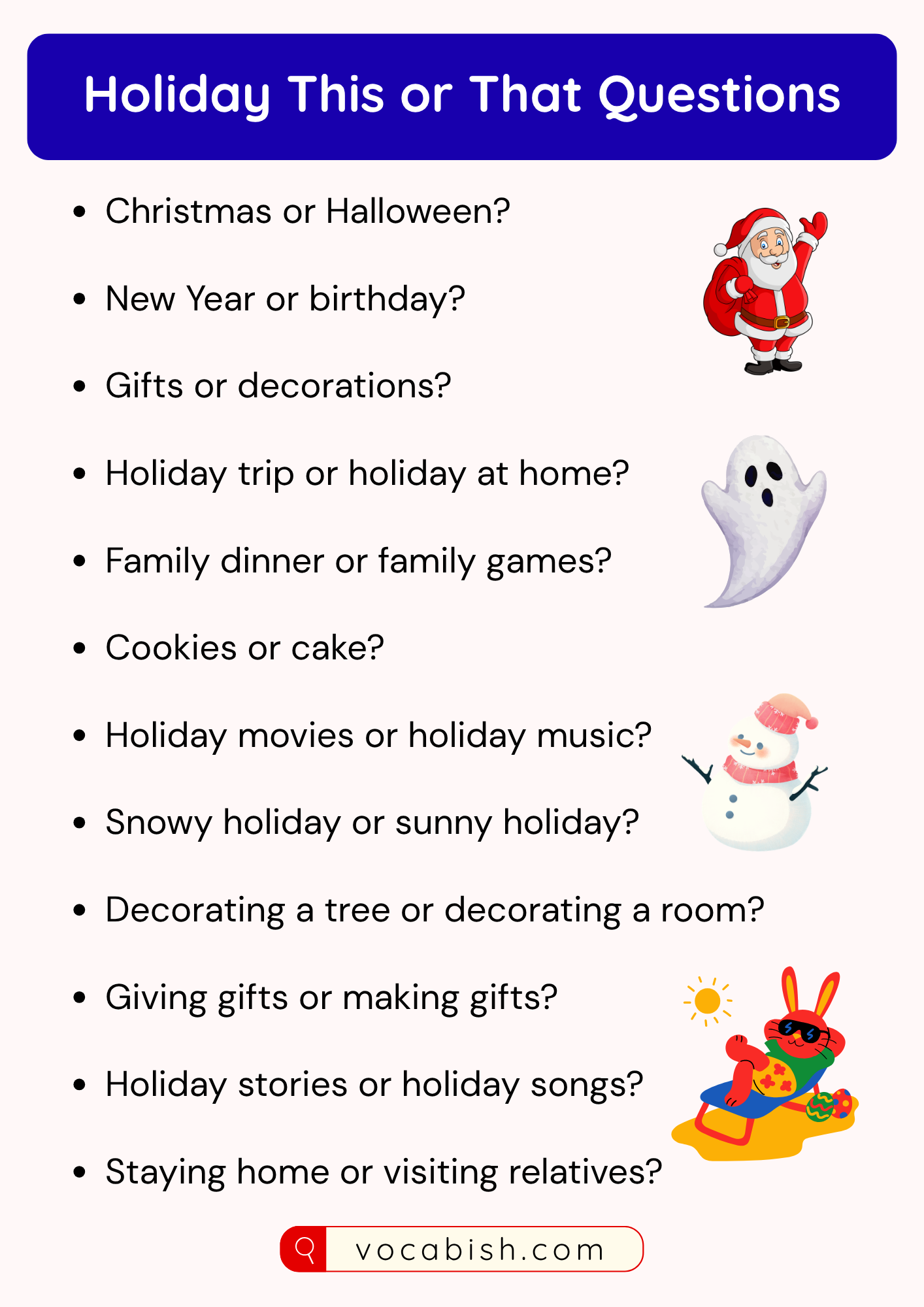 Holiday This or That Questions