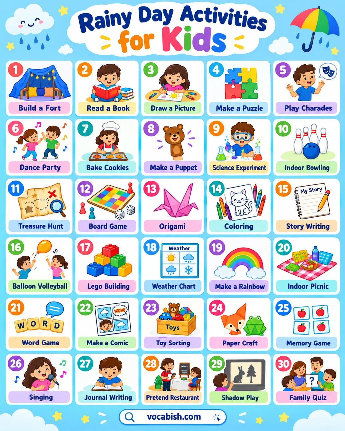 Rainy Day Activities for Kids