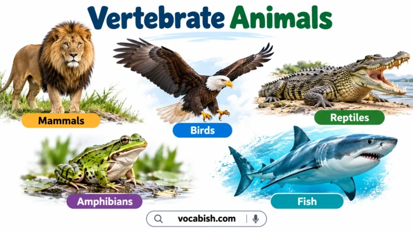 Vertebrate Animals: Types, Names, and Pictures